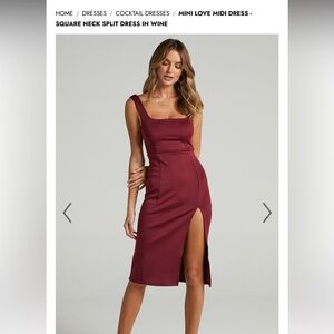 NWT Showpo dress in Rose